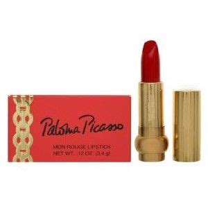 paloma picasso red lipstick.